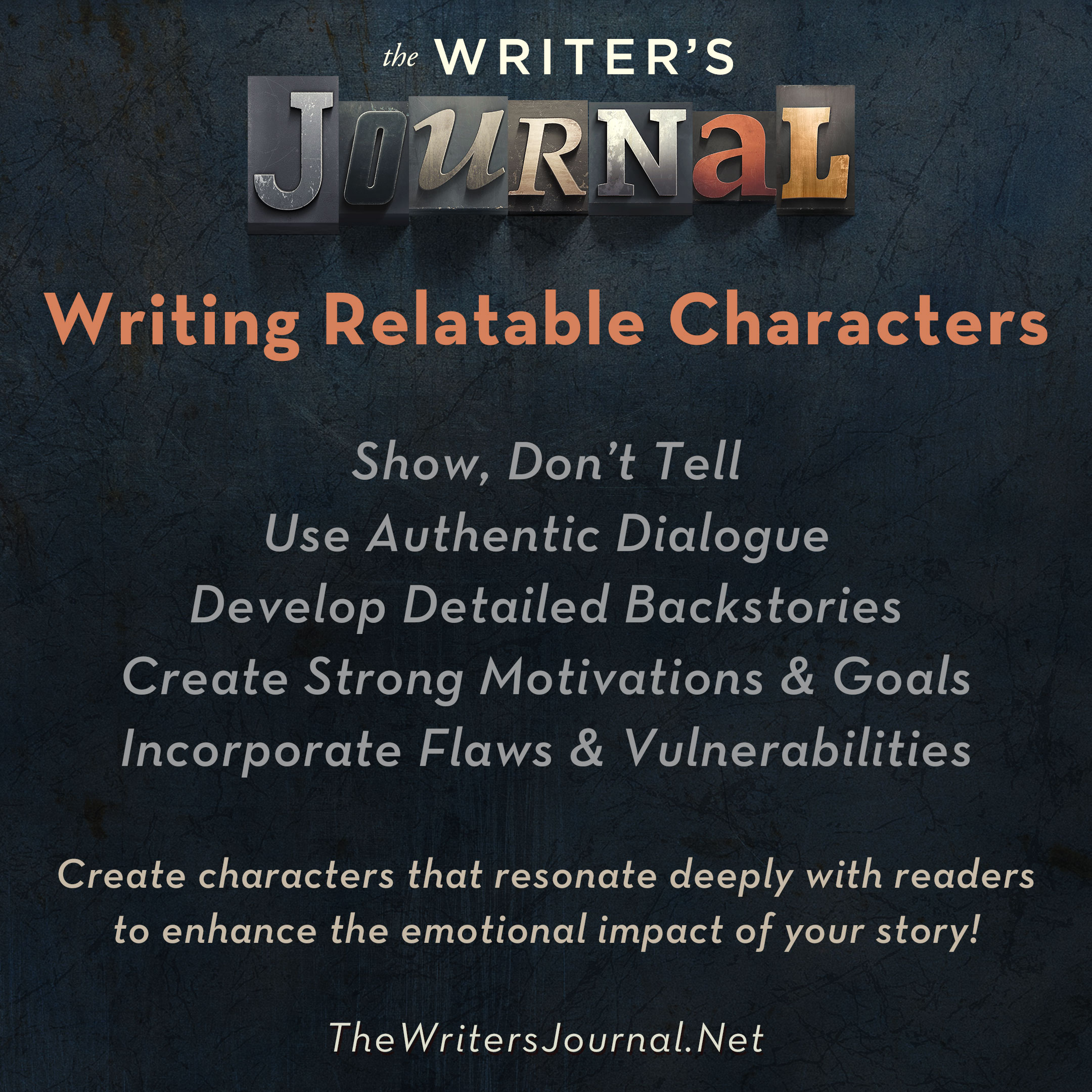 Writing Relatable Characters